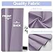Simplebrand Ava Lilac Blackout Curtains for Bedroom 63 Inch Length 2 Panels Set, Nursery Thermal Insulated Energy Saving Rod Pocket Window Treatment Curtains Blackout Drapes, W40 x L63 Inch, Lilac