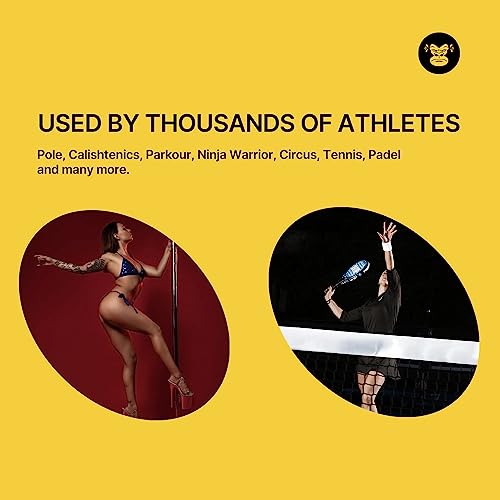 Monkeyhands Gluey Grip | Superstarker Halt für Fitness und Pole Dance | Ideal für Calisthenics, Ringe, Parkour, Turnen | Vegan, Ohne Parabene, mit Harz | Grün, 100ml