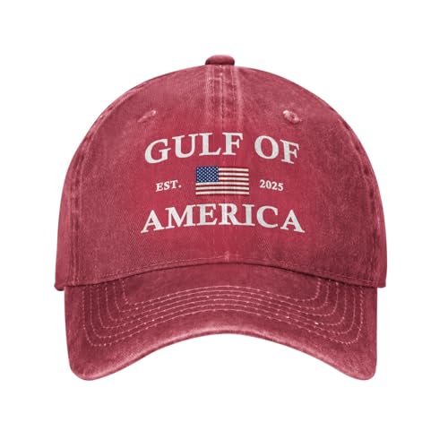 Gulf of Mexico Denim Hats Men Gulf of Mexico Printed Casual Baseball Cap Unisex Hat