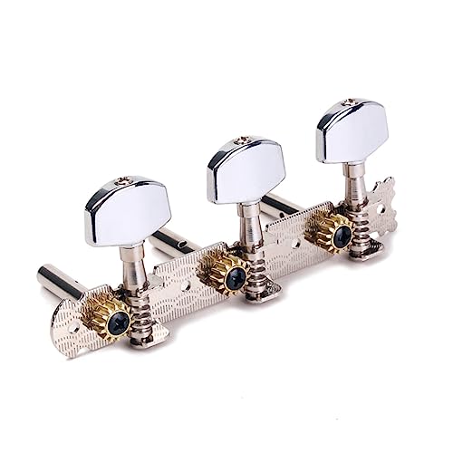 Toddmomy Guitar Machine Heads String Tuning Pegs with Metal Square Button for Acoustic Guitar Durable Performance for Accurate Pitch