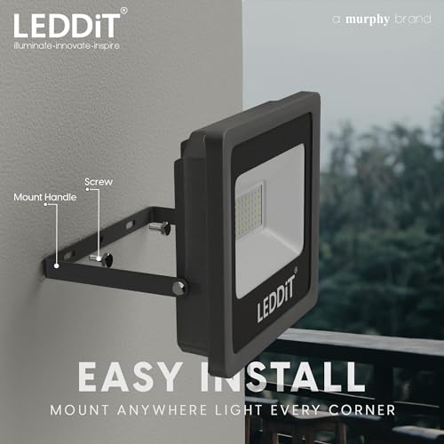 Image of Lumina 50W Waterproof LED Flood Light, IP65 Rated Outdoor Light with 2.5 Year Warranty Pack of 4 (Cool White, BIS Approved)
