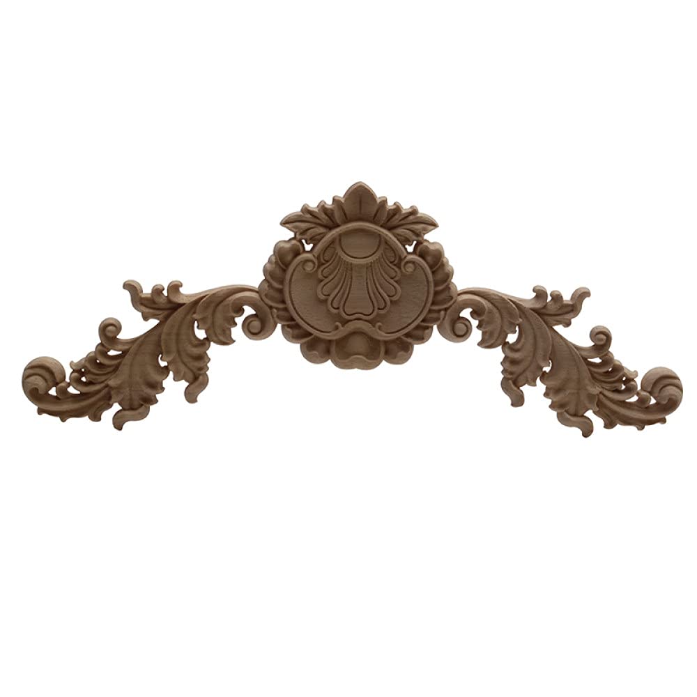 Calcomanía de madera tallada y molduras decorativas para puertas interiores