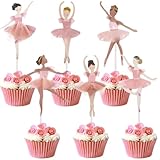 deco danseuse pour gateau Matériaux de haute qualité : fabriqué à partir de carton solide et de cure-dents alimentaires. Ces décorations de gâteaux sur le thème de la danse classique sont non seulement esthétiques, mais aussi durables et adaptées à un usage alimentaire.