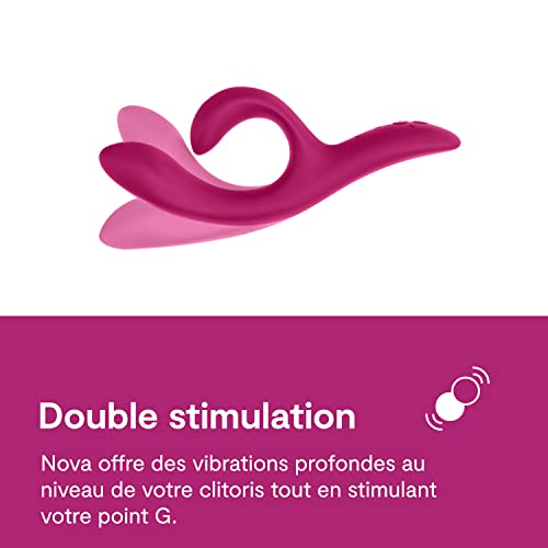 Vibromasseur rabbit Nova 2 We-Vibe : 10 modes pour une double stimulation - 2