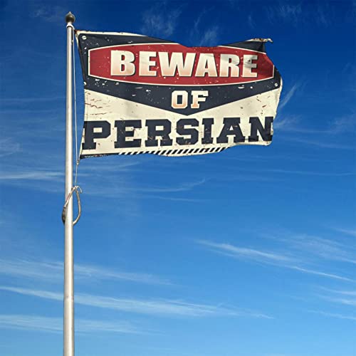 Drapeau persan grand format 152x244 cm déco murale salon - 4