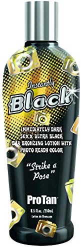Pro Tan INSTANTLY BLACK Immediately Dark DHA Bronzer - 8.5 oz.