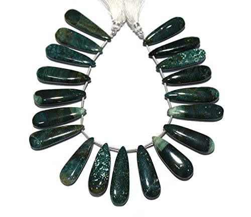 Blood Agate gemme verte de qualité supérieure pour bijoux artisanaux
