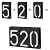 SPTECH LED Solar House Number Light doorplate, Garden Yard Building Door Wall Address Numbers lamp Sign Plate Solar Powered, LED Lighted Up Outdoor Plaque for Home House Street (Digital 6)