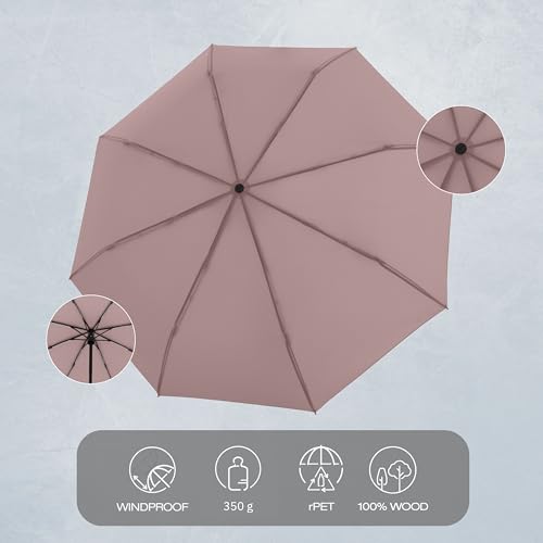 Knirps Timber duomatic parapluie automatique résistant vent - 5