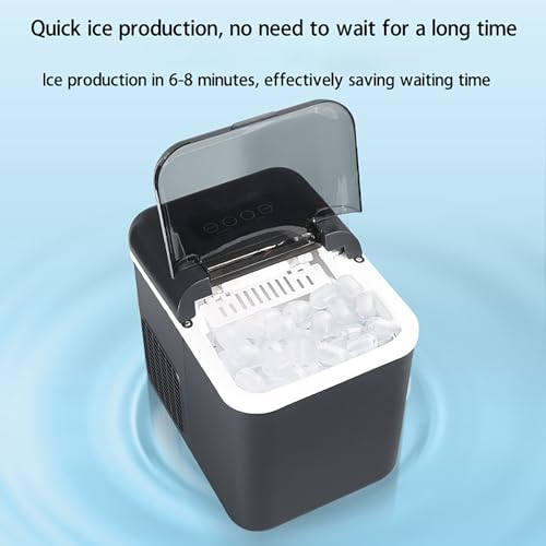 Fabricadora de hielo QVK HS654 27 lb/día con control inteligente miniatura 6
