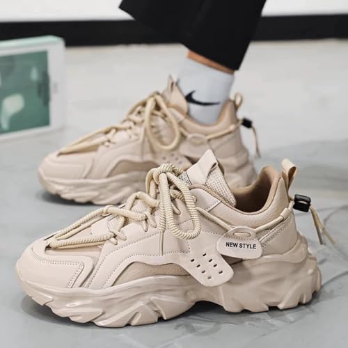 Men's Fashion Retro Chunky Sneakers Stylish Y2K Dad Shoes Casual Comfortable Non Slip Versatile Athletic Shoes2