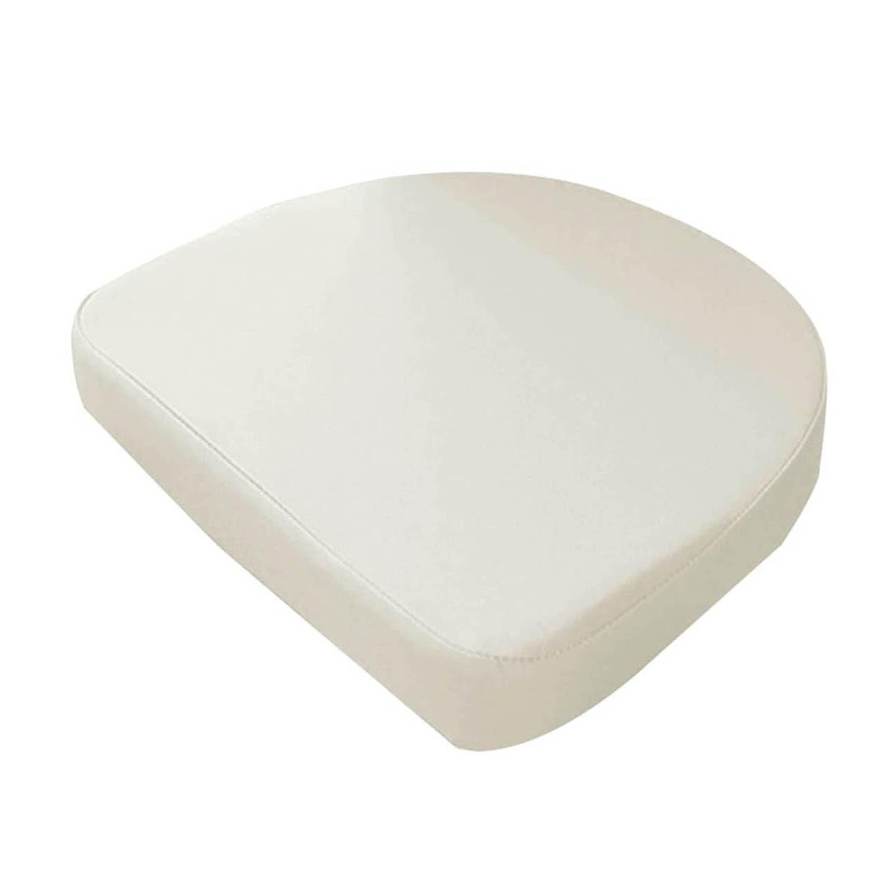 DG Catiee Cojín impermeable para silla, comedor, cojín grueso en forma de U, cojín suave para silla de jardín, interior, exterior, cocina, hogar (45 x 45 x 5 cm, beige)