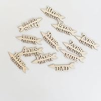 SUNUCO Personalized Height Marker Wooden Arrows for Growth Chart Ruler, Custom Name & Age Markers (Birth-18Yrs, Mom,Dad), Perfect for Growth Charts, Nursery Decor & Baby Shower Gifts.