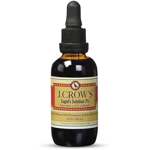 J.Crow's Lugol's Iodine Solution, 2 Ounce Cover