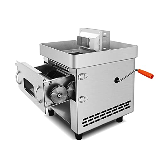 MNSSRN Commercial Electric Meat Cutter, Electric Commercial Fresh Meat Cutter, Stainless Steel Cutter Slicer, Used in Restaurants and Hotel Kitchens,3.5in