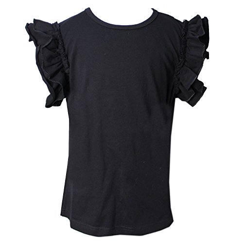 Kirei Sui Girls Kids Classic Flutter Tanks Ruffle T-Shirts Tee