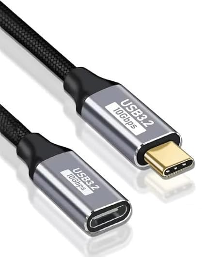 Wefly USB C Extension Cable Type-C 3.1 Gen2 Male to Female 4K/60HZ 10Gbps Data Cord-image-19