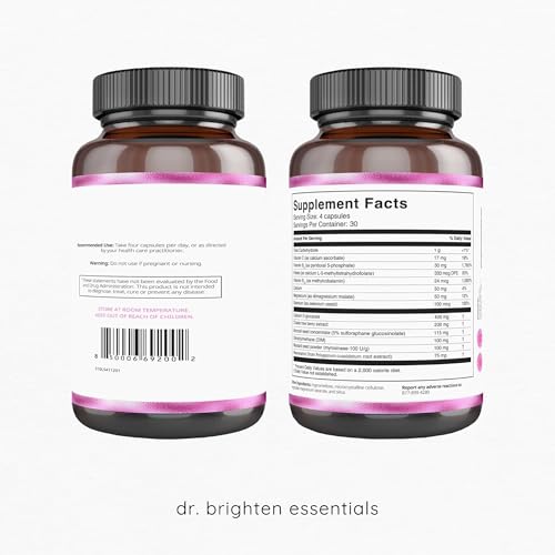 Dr. Brighten Balance - Hormone Balance for Women with Chasteberry and DIM - Targets Hormonal Acne, Period Issues, & PMS - Vegan, Non-GMO - Image 6