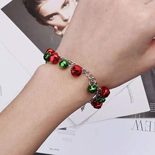 Vista 4 de Long tiantian - Juego de 4 piezas de joyería de campanas de Navidad, diseño clásico