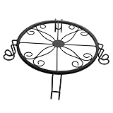 Hemobllo 2piezas Soporte De Maceta Grande Hierro Estante Interior y Exterior Reutilizable