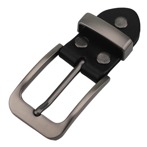 McFanBe Hebillas de cuero de 38 mm 33mm robustas y duraderas adecuadas para hombres y mujeres (Negro 13, 33mm)