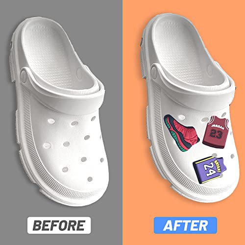 15 Pcs Basketball Shoes Charm For Croc Charms, Shoe Decoration Charms, Clog Pins Accessories Bracelet Wristband Decoration For Basketball Fans, Boys Girls And Adults #TOP2