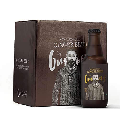 Image of Gunsberg Ginger Beer (Non Alcoholic, Pack Of 6)- 330 Ml Each