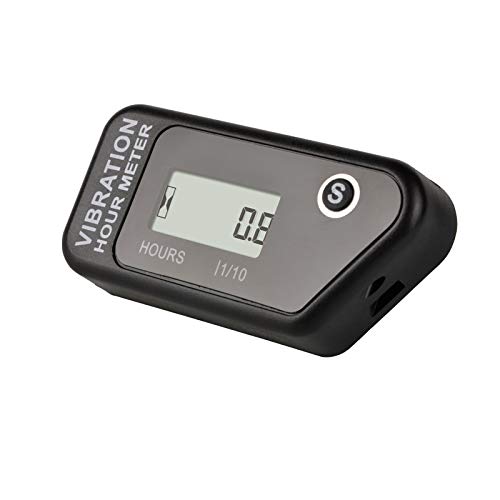 ZHELIOSMX Waterproof Motorcycle Motocross Wireless Vibration Hour Meter