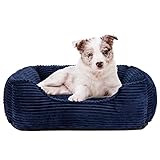 INVENHO Dog Beds for Small Medium Large Dogs Rectangle Washable Sleeping Puppy Bed Non-Slip Bottom...