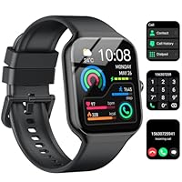 Jugeman 113+Sportmodi Smartwatch Herren IP68 Wasserdicht Fitnessuhr