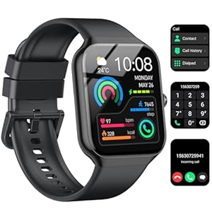 Smart Watch for Men Women, 1.96″HD Smartwatch (Answer/Make Call) with Heart Rate/Sleep Monitor/Spo2/Pedometer, 2025 New Fitness Watch 113+ Sport Modes, IP68 Waterproof Activity Tracker for Android iOS