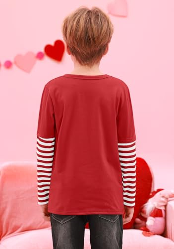 Image of BesserBay Valentines Day Unisex Kids Long Sleeve Top 2-14 Years