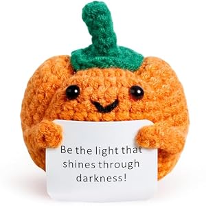 Pumpkin Decor Crochet Mini Pumpkins Gifts Cute Thanksgiving Basket Stuff