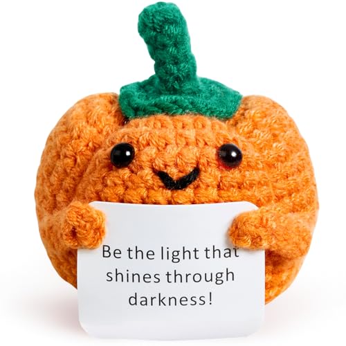 DUQGUHO Pumpkin Decor Crochet Mini Pumpkins Gifts Cute Stuff Emot...
