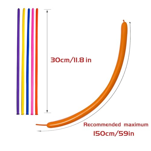 Playzo by Crazy Sutra Animals Kit Twisting Balloons (multicolor): 100pcs Latex Long Modelling Balloons and 1 Balloon Pump for creating different shapes and figures through twisting techniques.