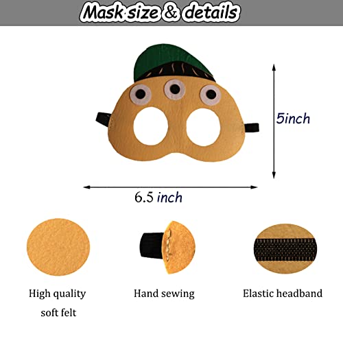 Yalary 12 Packs Monster Masks For Kids Monster Felt Masks Party Favors, Monster Themed Game Video Birthday Party Supplies Birthday Gift For Boys Girls #TOP5