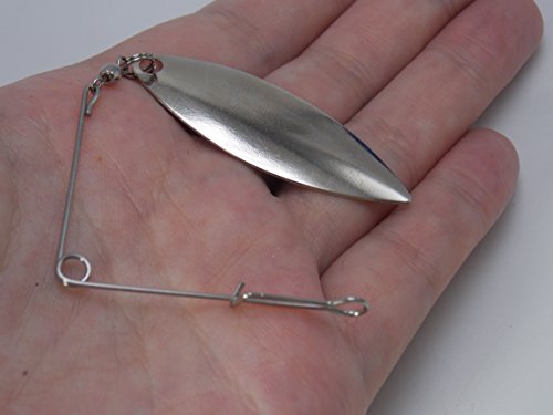 Catchsif 15Pcs Spinner Baits Replacement Blades And Swivels To Add Extra Flash And Vibration To Your Jig #TOP4