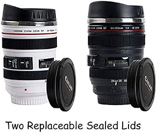 Camera Lens Coffee Mug Stainless Steel Insulated Tumbler Cup For Couples Creative Photographer
