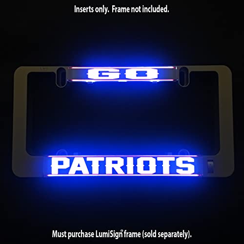Patriots Inserts For Lumisign | Lumisign Frame Sold Separately | Fall Collection (Go Patriots) #TOP5