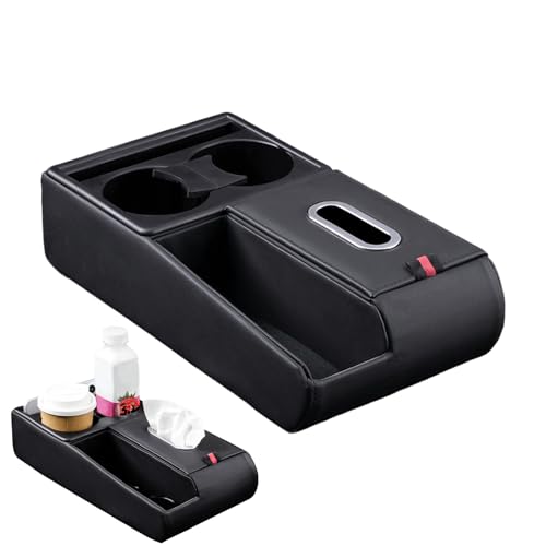 Organizador de reposabrazos para coche y caja de almacenamiento central