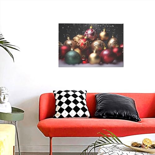 Toile de boules d'arbre de Noël YoupO pour illuminer votre salon et chambre