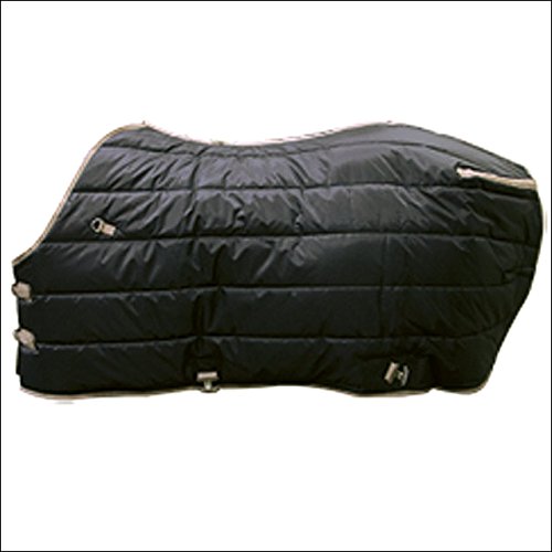 HILASON New Western 84 INCH Winter Black Stable Horse Blanket