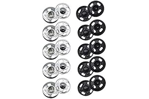 JOSDIOX Sew-on Snap Buttons for Clothing