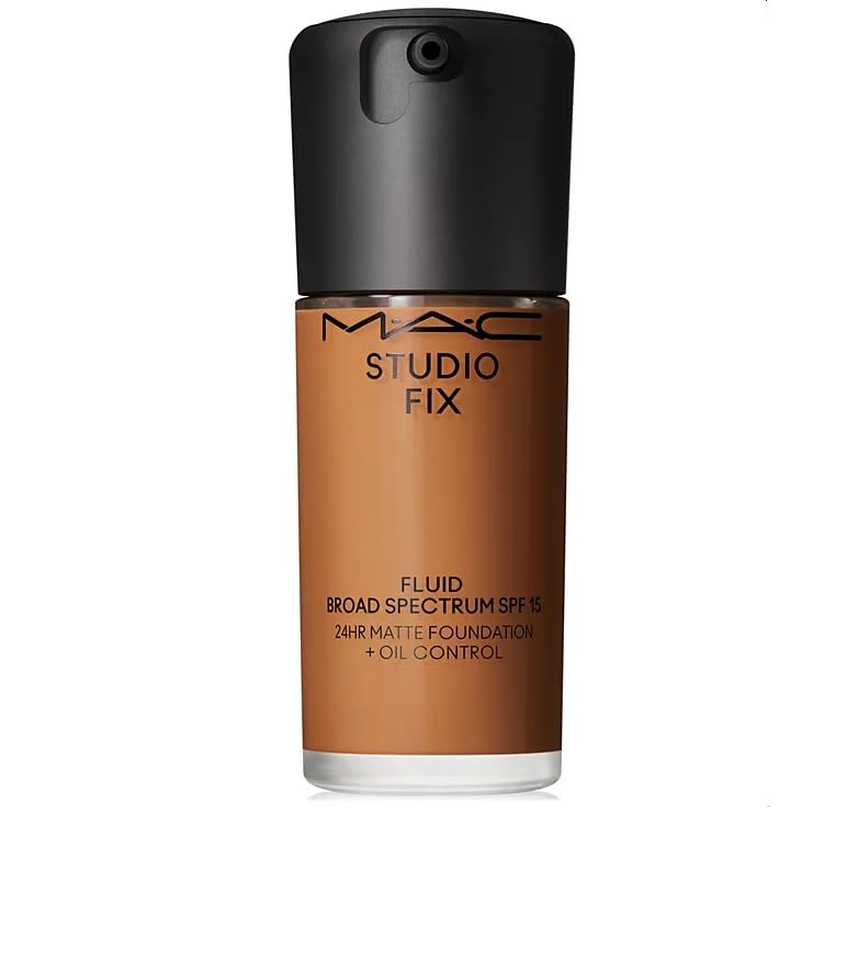 MAC Studio Fix Fluid SPF 15 24HR Matte Foundation + Oil Control, NC47, 1 Ounce