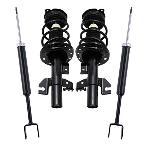 Image of TRQ Front and Rear Strut & Coil Spring Assembly Set Driver & Passenger Sides Compatible with 13-16 Dodge Dart