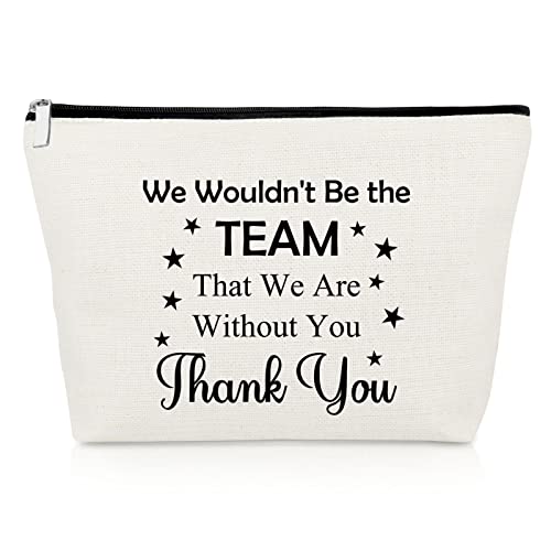 Team Leader Gifts for Women Appreciation Makeup Bag Team Manager Thank You Gift Team Mom Gifts Boss Gifts from Team Cosmetic Bag Team Coach Gift Work Team Gifts Going Away Gift Retirement Gifts