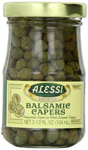 Alessi Capers in Wht Balsm Vngr, 3.50-Ounce (Pack of 6)