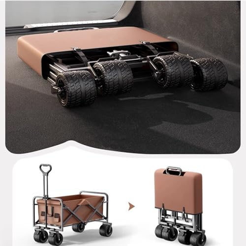 Carrito de camping plegable para transportar tus compras y equipos con comodidad 6