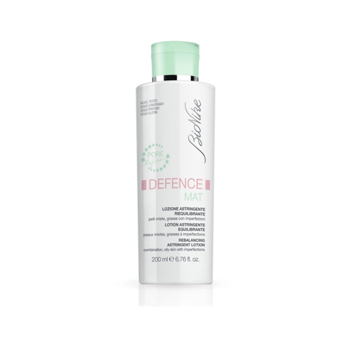 Bionike Defence Gesichtsreinigungstonik, für gemischte und fettige empfindliche Haut, glättet und matt, sofortige Frische, 200 ml