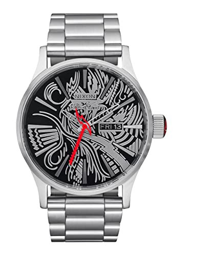 Montre Nixon A135-3625-00 quartz homme en acier argent et noir